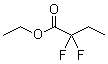 2,2-二氟丁酸乙酯分子结构 (CAS 2368-92-5)