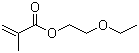 2-乙氧基乙基甲基丙烯酸酯分子结构 (CAS 2370-63-0)