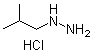 structure of CAS# 237064-47-0, (2-Methylpropyl)hydrazine hydrochloride;Isobutylhydrazine hydrochloride