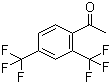 structure of CAS# 237069-82-8, 2',4'-Bis(trifluoromethyl)acetophenone;1-[2,4-Bis(trifluoromethyl)phenyl]ethanone; 2',4'-Di(trifluoromethyl)acetophenone
