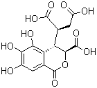诃子次酸分子结构 (CAS 23725-05-5)