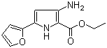 Ethyl 3-amino-5-(furan-2-yl)-1H-pyrrole-2-carboxylate molecular structure (CAS 237435-96-0)
