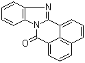 7H-苯并咪唑并[2,1-a]苯并[de]异喹啉-7-酮分子结构 (CAS 23749-58-8)