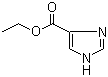 结构式 CAS# 23785-21-9, 咪唑-4-甲酸乙酯