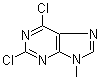 2,6-二氯-9-甲基嘌呤分子结构 (CAS 2382-10-7)