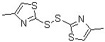 2,2'-Dithiobis[4-methylthiazole] molecular structure (CAS 23826-98-4)