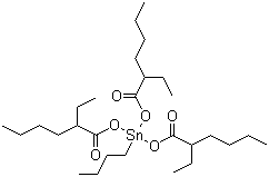 Butyltin tris(2-ethylhexanoate) molecular structure (CAS 23850-94-4)
