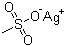 甲烷磺酸银分子结构 (CAS 2386-52-9)