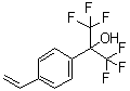 alpha,alpha-二(三氟甲基)-4-乙烯基苄醇分子结构 (CAS 2386-82-5)