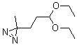 3-(3,3-二乙氧基丙基)-3-甲基-3H-双吖丙啶分子结构 (CAS 23902-18-3)