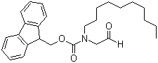 癸基(2-氧代乙基)氨基甲酸 9H-芴-9-甲基酯分子结构 (CAS 239088-22-3)