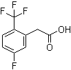 structure of CAS# 239135-52-5, 5-Fluoro-2-trifluoromethylphenylacetic acid;2-(5-Fluoro-2-trifluoromethylphenyl)acetic acid