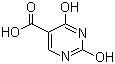 structure of CAS# 23945-44-0, 2,4-Dihydroxypyrimidine-5-carboxylic acid;Isoorotic acid; Uracil-5-carboxylic acid