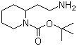 structure of CAS# 239482-98-5, 2-(Aminoethyl)-1-N-Boc-piperidine