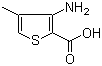 structure of CAS# 23968-18-5, 3-Amino-4-methylthiophene-2-carboxylic acid;3-Amino-4-methyl-2-thiophenecarboxylic acid