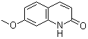 7-甲氧基喹啉-2(1H)-酮分子结构 (CAS 23981-26-2)