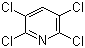 2,3,5,6-四氯吡啶分子结构 (CAS 2402-79-1)