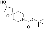 structure of CAS# 240401-09-6, N-Boc-1-oxa-8-azaspiro[4.5]decan-3-ol;3-Hydroxy-1-oxa-8-azaspiro[4.5]decane-8-carboxylic acid tert-butyl ester