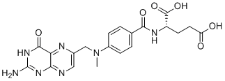 结构式 CAS# 2410-93-7, 甲氨蝶呤