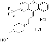 Fupentixol dihydrochloride  molecular structure (CAS 2413-38-9)