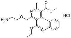 structure of CAS# 2414962-06-2, Amlodipine EP Impurity D HCl;3-Ethyl 5-methyl 2-((2-aminoethoxy)methyl)-4-(2-chlorophenyl)-6-methylpyridine-3,5-dicarboxylate hydrochloride