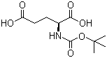 structure of CAS# 2419-94-5, Boc-L-Glutamic acid;N-(tert-Butoxycarbonyl)-L-glutamic acid; Boc-Glu-OH