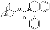 structure of CAS# 242478-37-1, Solifenacin;[(8R)-1-azabicyclo[2.2.2]octan-8-yl] (1S)-1-phenyl-3,4-dihydro-1H-isoquinoline-2-carboxylate