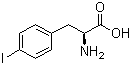 结构式 CAS# 24250-85-9, 4-碘-L-苯丙氨酸