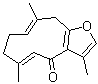 Furanodienone molecular structure (CAS 24268-41-5)