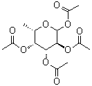 1,2,3,4-Tetra-O-acetyl-L-fucopyranose molecular structure (CAS 24332-95-4)