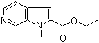 结构式 CAS# 24334-19-8, 1H-吡咯并[2,3-c]吡啶-2-羧酸乙酯