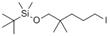 tert-Butyl((5-iodo-2,2-dimethylpentyl)oxy)dimethylsilane molecular structure (CAS 243458-60-8)