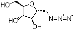 2,5-Anhydro-1-azido-1-deoxy-D-glucitol molecular structure (CAS 243469-59-2)