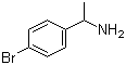 structure of CAS# 24358-62-1, 4-Bromo-alpha-phenethylamine;1-Amino-1-(4-bromophenyl)ethane