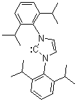 结构式 CAS# 244187-81-3, N,N'-双(2,6-二异丙基苯基)咪唑-2-亚基