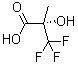 (2S)-3,3,3-三氟-2-羟基-2-甲基-丙酸分子结构 (CAS 24435-45-8)