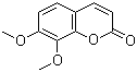 结构式 CAS# 2445-80-9, 瑞香素二甲醚; 7,8-二甲氧基香豆素