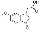 5-Methoxy-1-indanone-3-acetic acid molecular structure (CAS 24467-92-3)