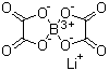 Lithium bis(oxalate)borate molecular structure (CAS 244761-29-3)