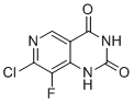 结构式 CAS# 2454397-75-0, 7-氯-8-氟吡啶并[4,3-d]嘧啶-2,4(1H,3H)-二酮