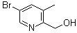 5-Bromo-2-hydroxymethyl-3-methylpyridine molecular structure (CAS 245765-71-3)