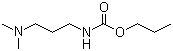 结构式 CAS# 24579-73-5, 霜霉威; N-[3-(二甲基氨基丙基)氨基]甲酸丙酯