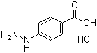 structure of CAS# 24589-77-3, 4-Hydrazinobenzoic acid hydrochloride