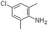 4-氯-2,6-二甲基苯胺分子结构 (CAS 24596-18-7)