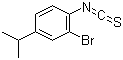 2-Bromo-4-isopropylphenyl isothiocyanate molecular structure (CAS 246166-33-6)