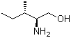 结构式 CAS# 24629-25-2, L-异亮氨醇; (2S,3S)-2-氨基-3-甲基-1-戊醇