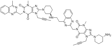 Linagliptin Dimer Impurity molecular structure (CAS 2463617-49-2)