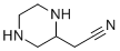 2-Piperazineacetonitrile molecular structure (CAS 2465-79-4)