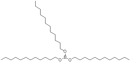 月桂基硼酸酯分子结构 (CAS 2467-15-4)