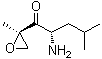 (2S)-2-Amino-4-methyl-1-[(2R)-2-methyloxiranyl]-1-pentanone molecular structure (CAS 247068-84-4)